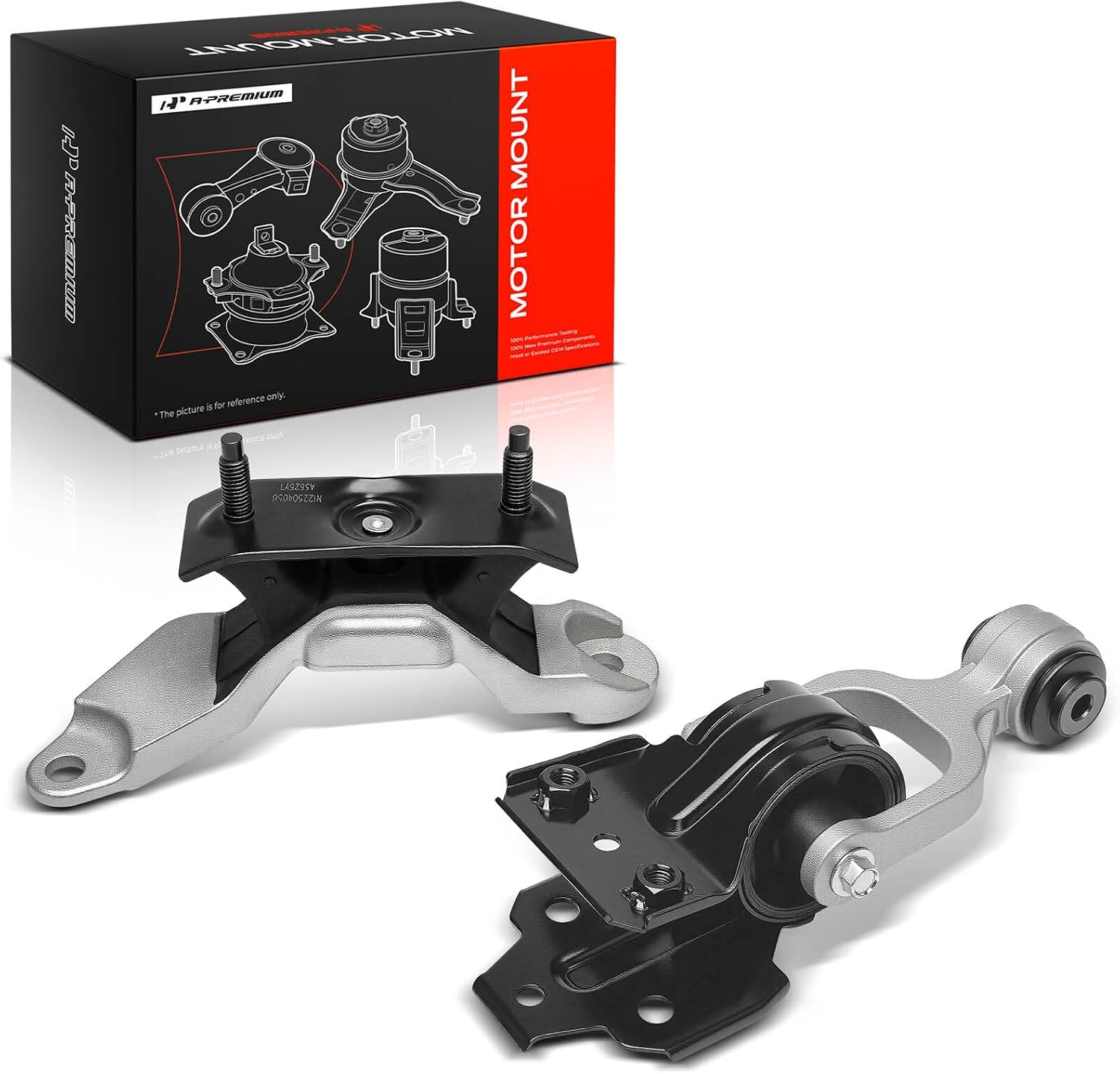 A-Premium Transmission Mount and Torque Strut Mount Kit Compatible with Chevrolet Impala 2012-2013, Impala Limited 2014-2016, 3.6L, Set of 2