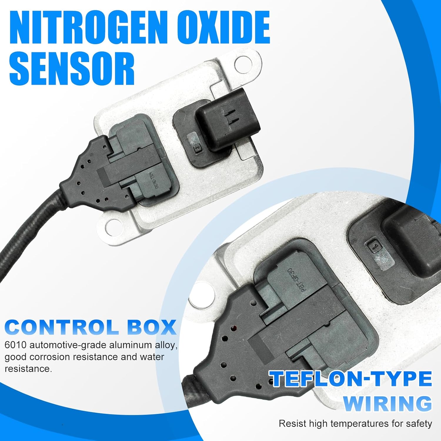 19302359 5WK96631 Nox Sensor Nitrogen Oxide Sensor for 2015 GMC Savana 2500 3500 4500/2015 Sierra 2500HD 3500HD/2015 Chevrolet Express 2500 3500 4500 V8 6.6L OEM# 12669594 12648630 5WK96631H