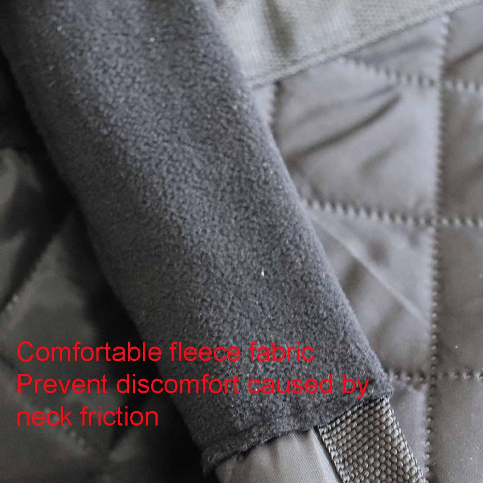 Coperta per cavallo regolabile, impermeabile, materiale imbottito in pongee, per uso in tutte le stagioni, nero