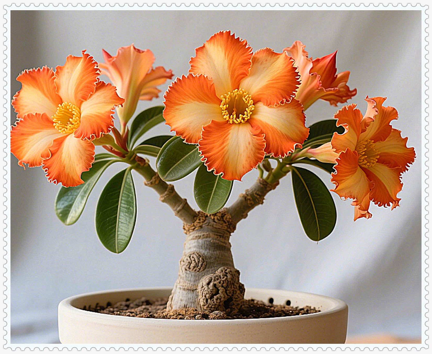 Elegant Desert Rose Bulbs – Hardy Perennial Plants Ready for Planting in UK Gardens/Hardy Perennial/Excellent Display-2 Bulbs-G — image 1