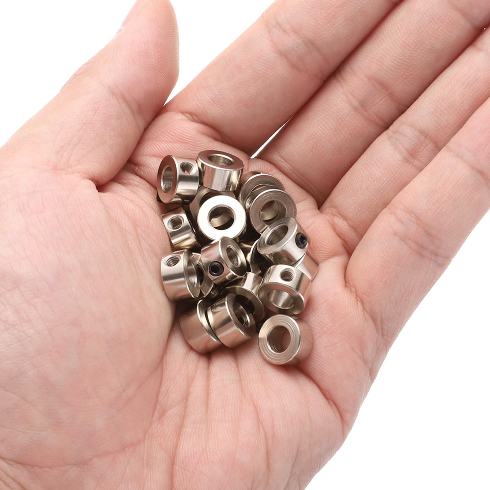 Sourcing Map Set Of 10 Fixing Screw Collars Inner Diameter 5