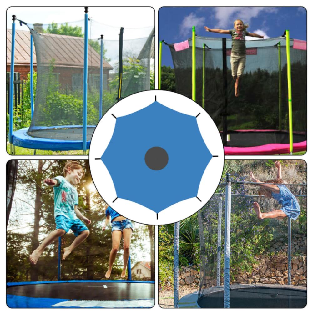 Housse D'ombrage de Trampoline, 183 244 305 366 427 cm Couverture D'ombrage de Trampoline, Protection Trampoline, Toit Pare-Soleil pour Trampoline, Anti-UV & imperméable