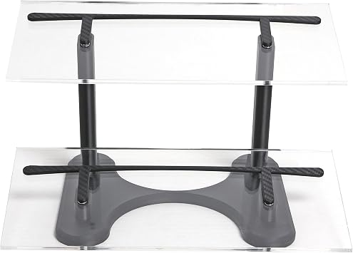 1/18 Scale 2 Tier Acrylic Model Car Display Stand Collector Showcase Stand for Diecast Cars 2 Tier
