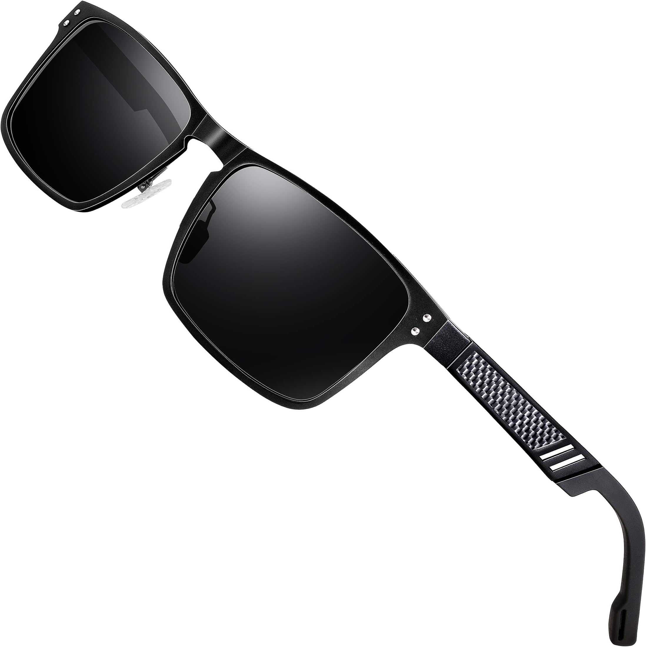 ATTCLPolarisierte Fahren Sonnenbrille Herren Al-Mg Metall Rahme Ultra Leicht