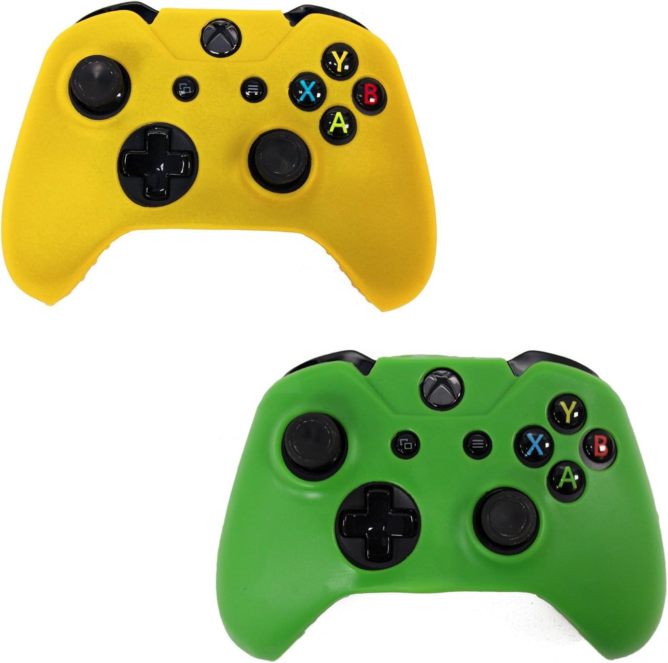 HDE 2 Pack Protective Silicone Skins for Xbox One Controller (Green
