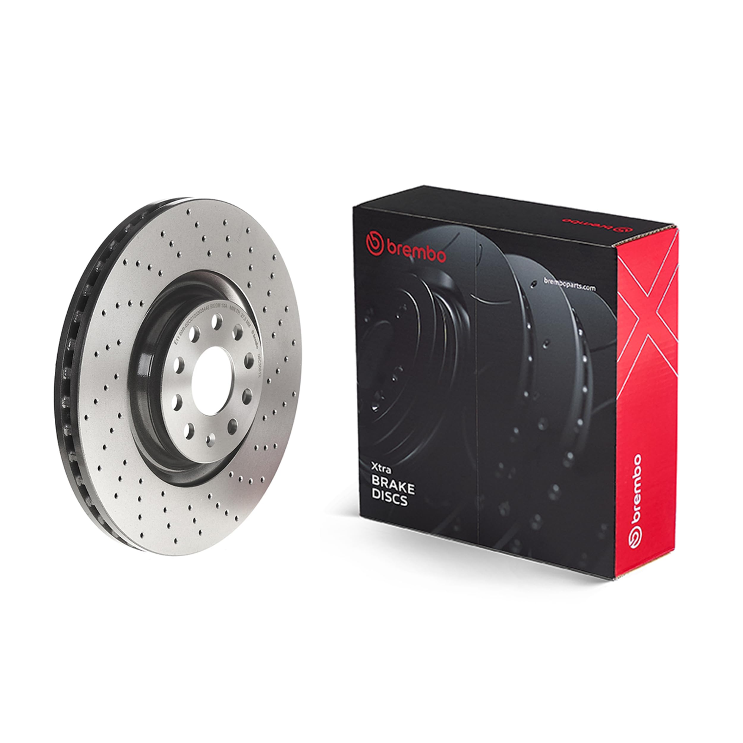 BREMBO 2x Bremsscheibe XTRA belüftet vorne 09.C306.1X