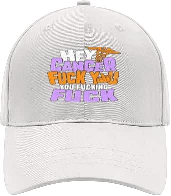 Amazon.com: KEJIAXIAN Hey Cancer Fuck You You Fucking Fuck Cool Hats