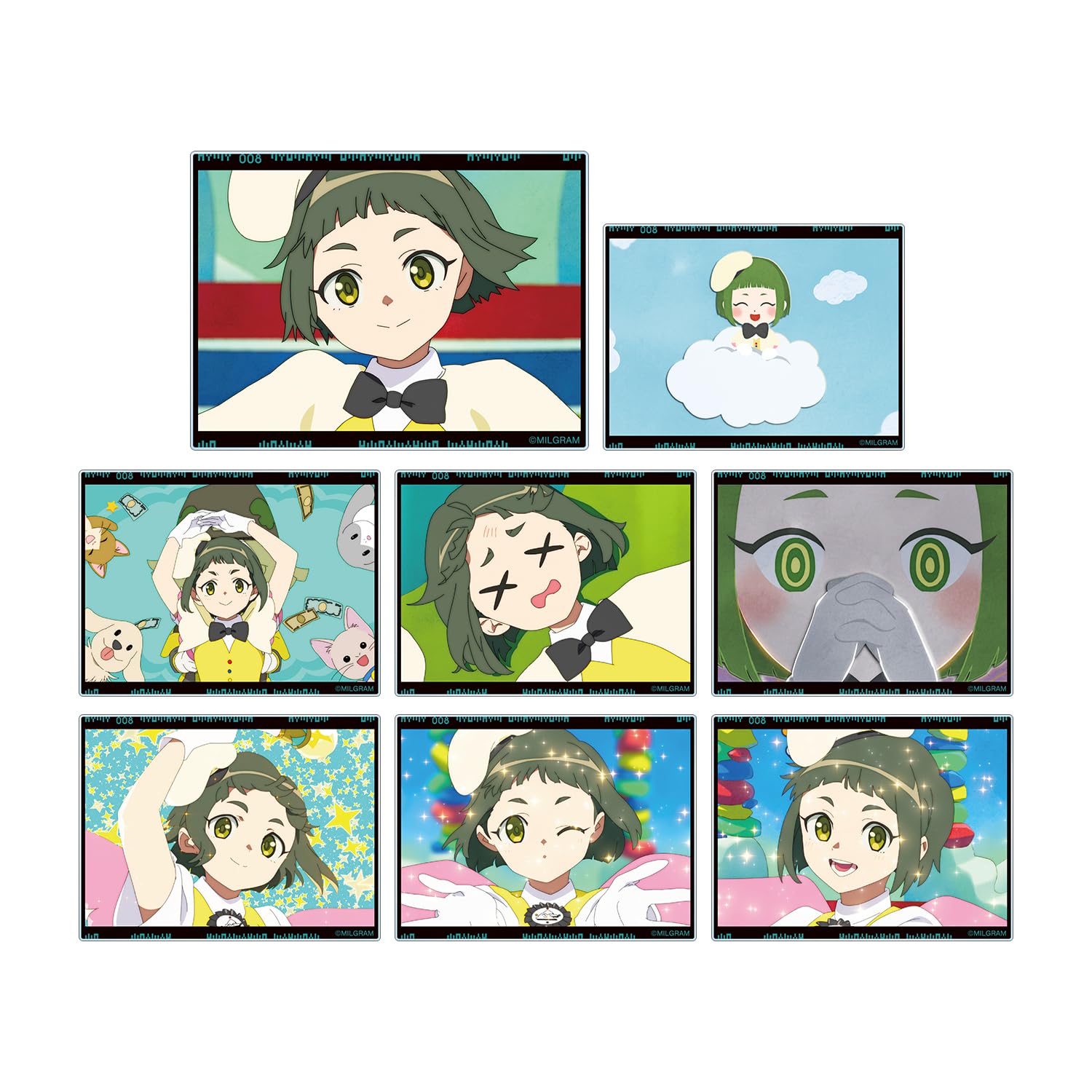 ミルグラム MILGRAM アマネ アクリルメモカード 年間会員 MILGRAM -ミルグラム- - 描き下ろし LIVE EVENT「hallucination