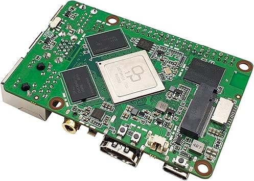 Rock Pi 4 Plus Model B Rockchip RK3399 SBC Single Board Computer eMMC Flash pre-Loaded with Twister OS Armbian (32G eMMc, No Heatsink)