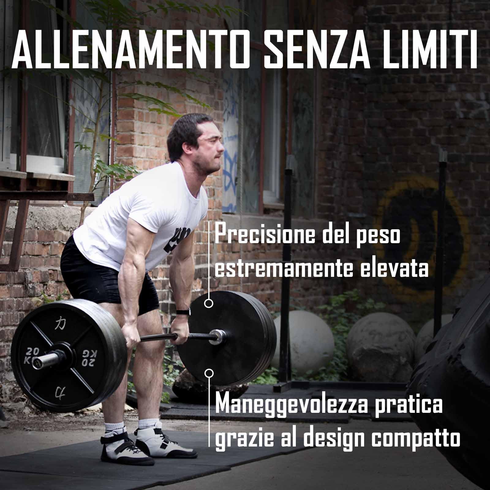 Strength Shop Dischi Palestra da 50mm Diametro Foro (1,25 kg – 25 kg), Dischi ghisa con Bordo del Manico, Robusti Dischi Pesi con Elevata precisione di Peso, Ideali per bilancieri, Asta SZ & Co.
