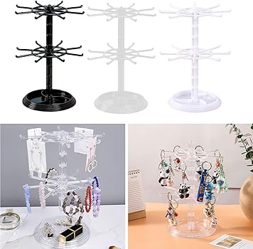 Amazon.co.jp: 2 タイヤネックレスキーホルダー棚装身具やペンダント