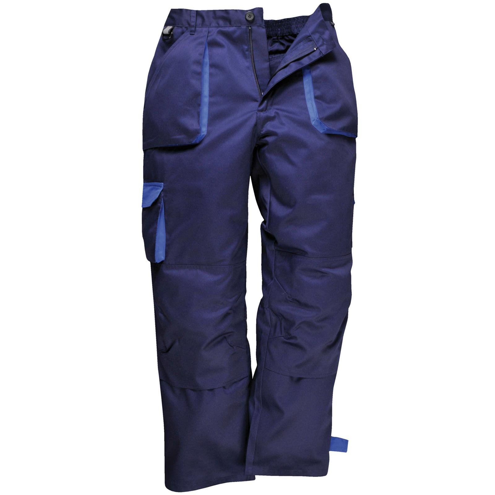 Portwest Texo Contrast Trouser, Size: L, Colour: Navy, TX11NARL