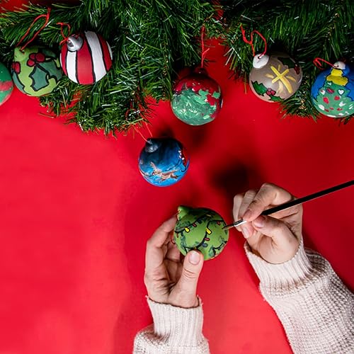 Miniatura 9 de Colorful Juego de pintura acrílica para casa de pájaros de madera, 24 botellas de 2 onzas, pinturas acrílicas permanentes para niños con 6 pinceles,