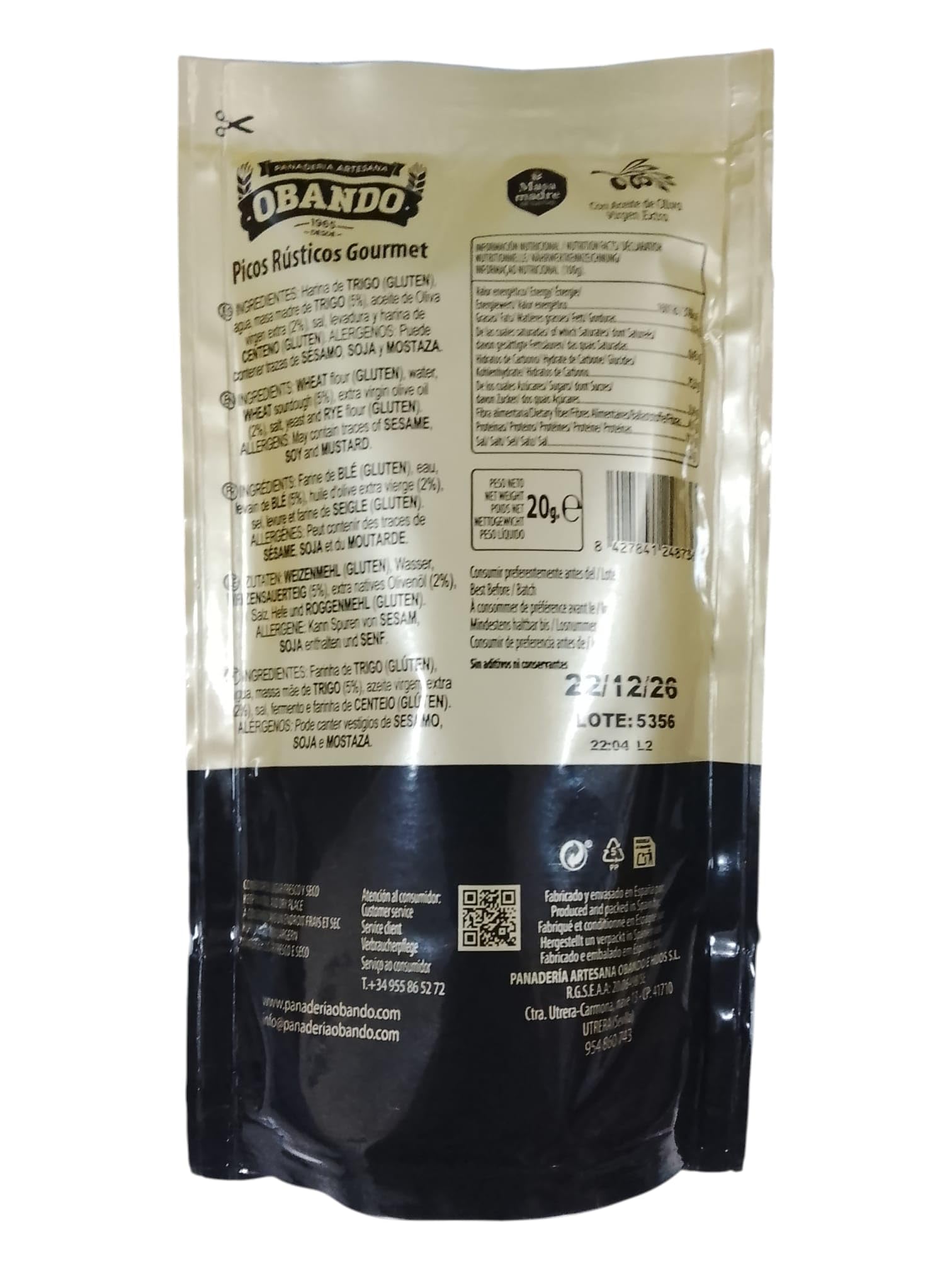 Picos de Pan Artesanos Obando Gourmet 25b