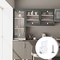 Vista 3 de 25 ganchos de espejo para pared, clips de soporte de espejo, clips de montaje de espejo de plástico transparente, kit de clips de retención