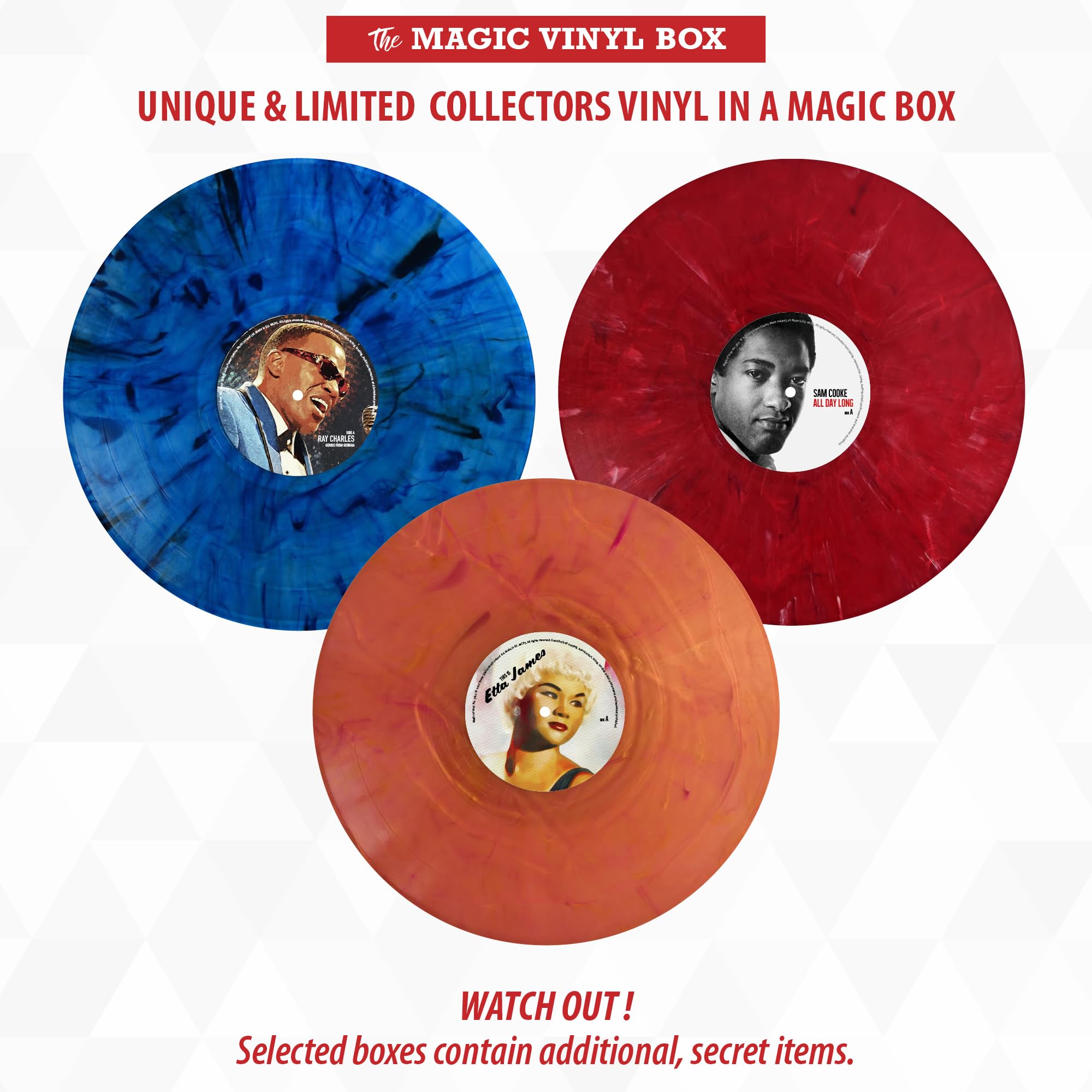 Ray Charles and Friends - Magic-V-Box - 3 Vinylschallplatten - einzigartig und limitiert - Top Geschenk!