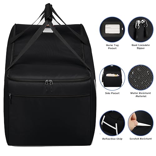 Miniatura 3 de Bolsa de viaje para asiento de automóvil infantil para avión, compatible con todos los asientos y bases de automóvil Nuna Pipa, Chicco KeyFit 30 y