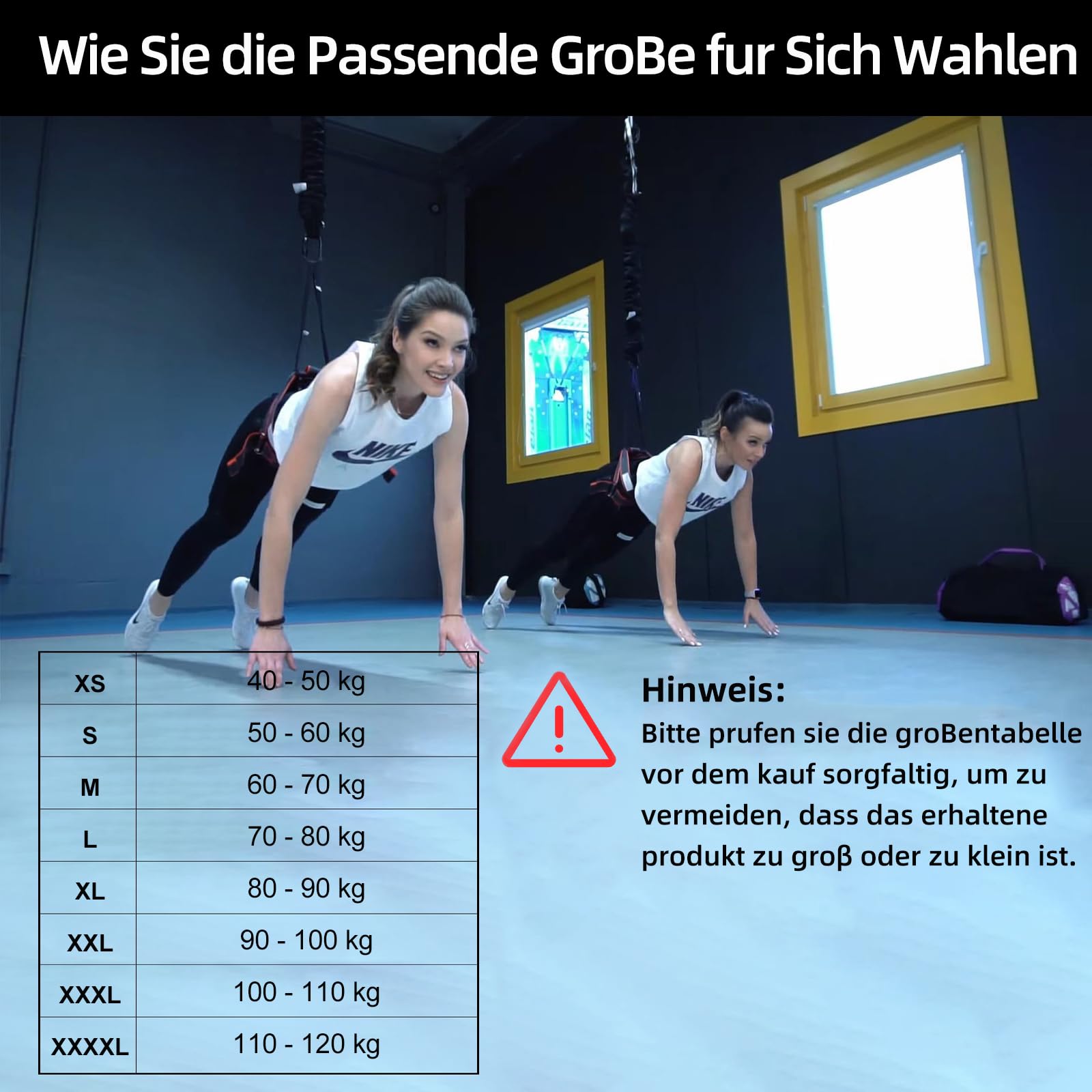Kit élastique Fitness PRIOR FITNESS, équipement Bungee certifié CE | Élastique bungee résistant 110~264 lbs, corde danse anti-gravité 3,3ft/1m, charge minimale rupture 1377 lbs pour gymnases et