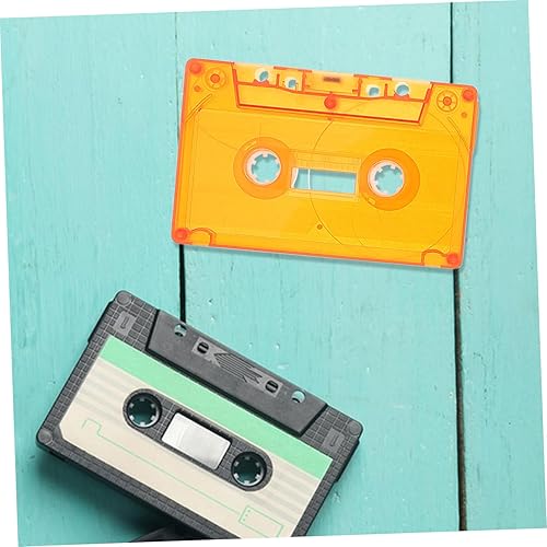 Miniatura 4 de Garneck 3pcs Blank Cassette Tapes Retro Wall Decor Diy Party Blessings Cassette Tape Recordings Audio Home Decor