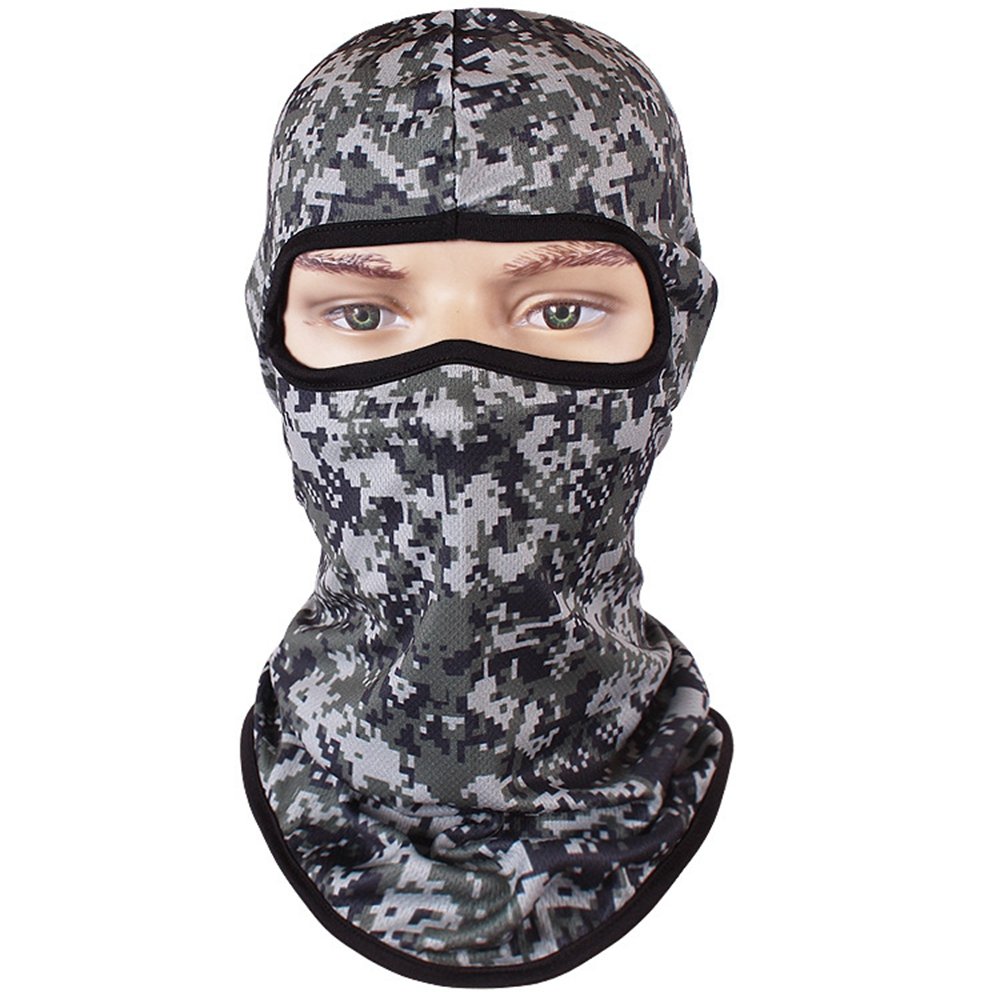JPOJPO Masque intégral pour vélo de cyclisme et de chasse Tactique Cagoule d'hiver chaud Taille unique 14#