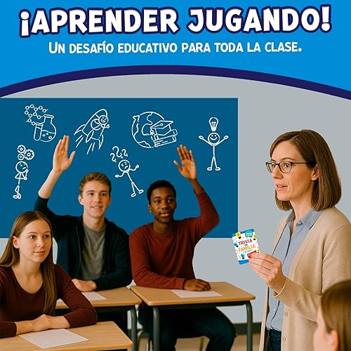 Miniatura 6 de Trivia en Familia - Juego de preguntas en español con 600 preguntas Conocimiento general, animales, plantas, lenguaje y acertijos Juego educativo