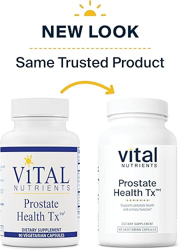 Miniatura 6 de Vital Nutrients - Prostate Health Tx - Soporte de próstata basado en la evidencia - 90 cápsulas vegetarianas por botella