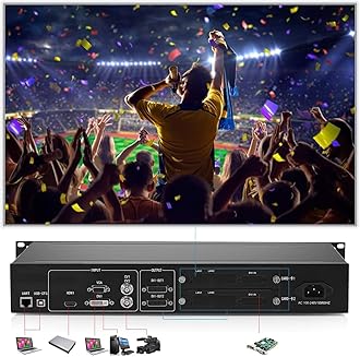 Uniharpa HDMI LED Display Video Wall Processor HD TV Max Load of 1920 × 1200 @60Hz Video Wall Controller Kystar KS600