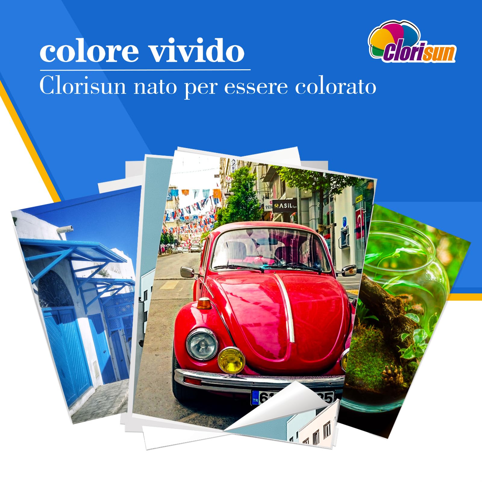10 cartucce di inchiostro alternative per Epson T1285 C13T12854010: 4x T1281 C13T12814011 Nero 2x T1282 C13T12824011 Ciano 2x T1283 C13T12834011 Magenta 2x T1284 C13T12844011 Giallo - Eurotone
