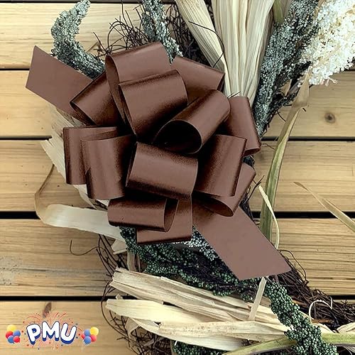 Miniatura 10 de PMU Lazos de cuerda para tirar  Lazos de regalo para bodas, cumpleaños y aniversarios  Lazos de cinta para flores y decoración de cestas  Lazo