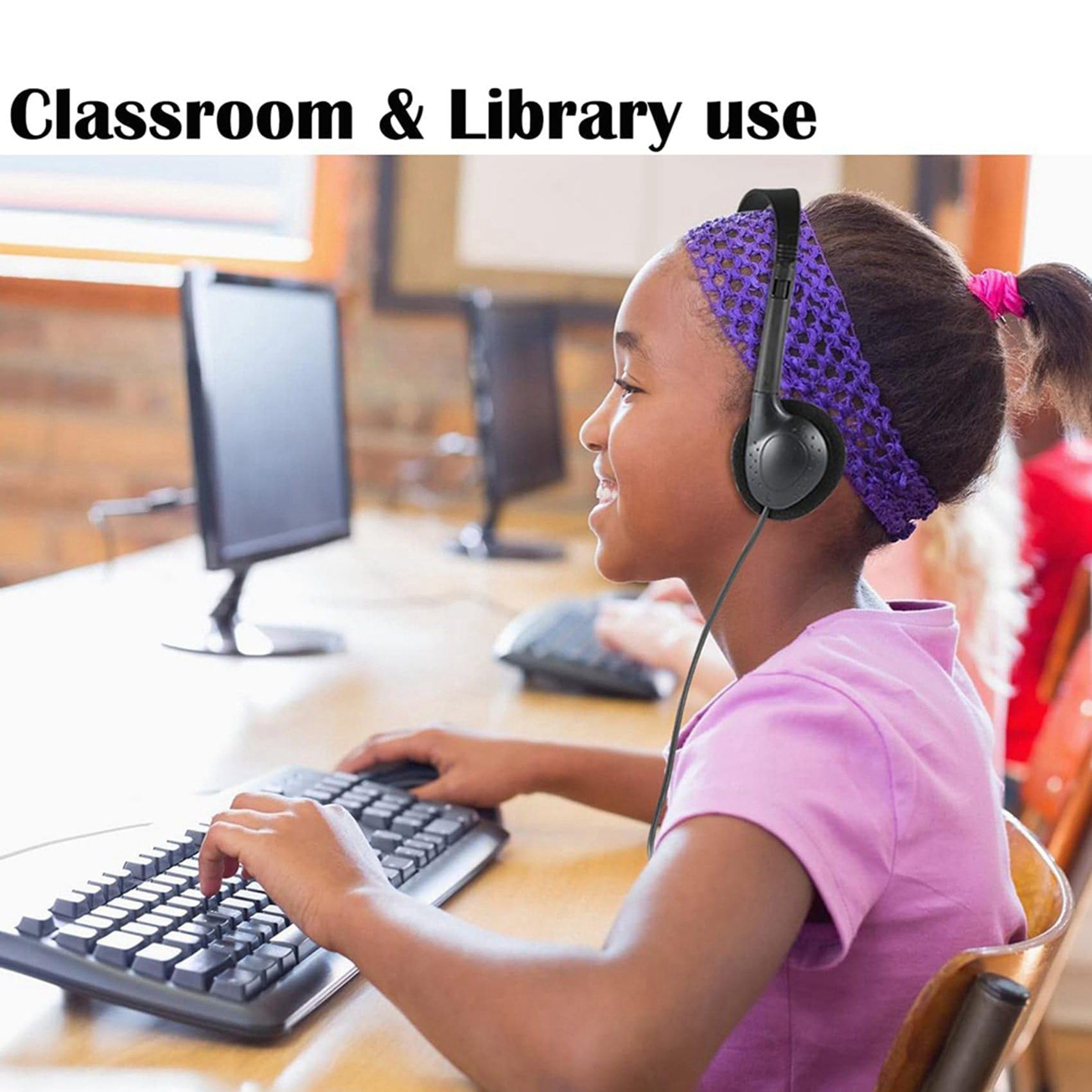 Auricolari per La Classe, Confezione da 30, per La Scuola dei Bambini, Auricolari Audio da 3,5 mm per Studenti, Bambini, Bambini Piccoli, Adolescenti