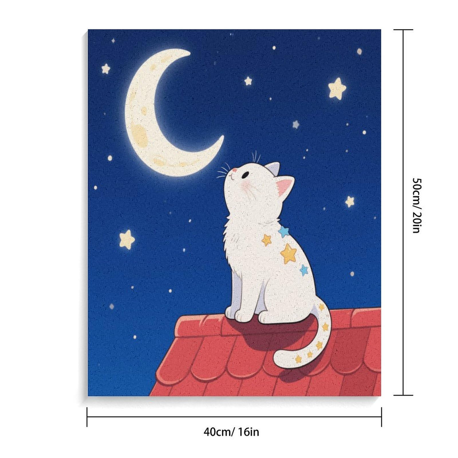 KOAYUBFC Malen-nach-Zahlen-Set für Erwachsene, Anfänger, Erwachsene, Malen-nach-Zahlen-Kits auf Leinwand, Acryl-Ölfarben, Gemälde mit Pinseln als Geschenk, Wanddekoration