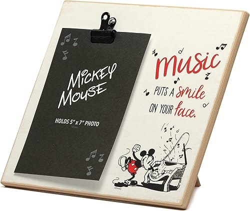 Vista 51 de Open Road Brands Disney Mickey Mouse Laugh Imagine Dream - Marco de fotos de madera para fotos de 5 x 7 pulgadas, bonita decoración de Mickey Mouse