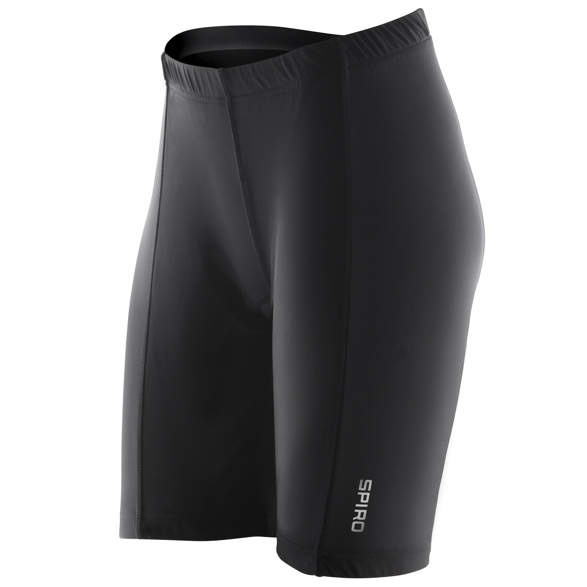 Spiro Damskie/damskie wyściełane spodenki rowerowe, Czarny, XL