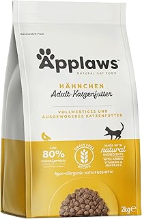 Applaws Vollständig natürlich getreidefrei Huhn-GeschmackKatzentrockenfutter für ausgewachsene Katzen - 2kg wiederverschließbarer Beutel product image
