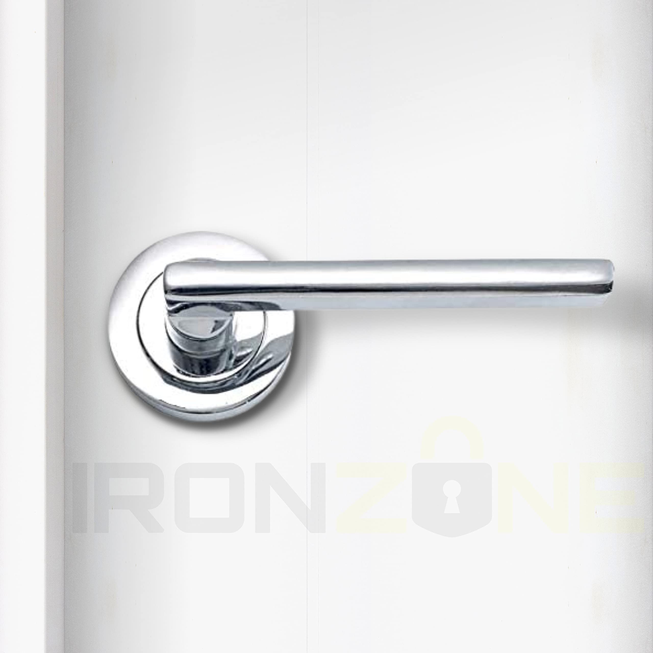 Herrajes Para Casa Juego De Manijas De Puerta Internas Modernas En Rosa Mortaja - Diseño Con Palanca Y Pestillo Armario Puertas Correderas