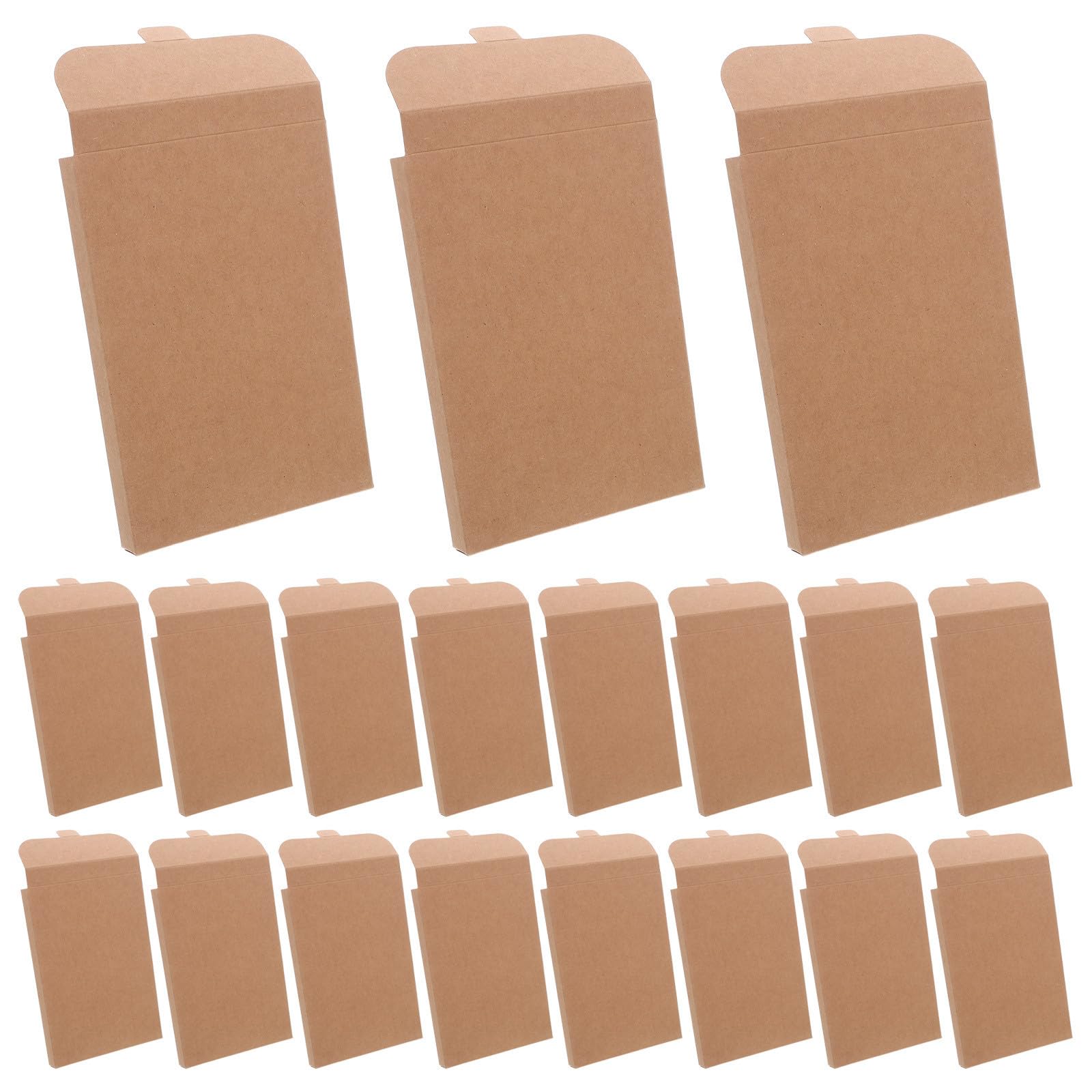 Boîte en papier kraft COHEALI boîte d'emballage pour rangement de cartes postales