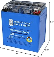 Vista 8 de Mighty Max Battery 12V 6AH Gel 100CCA Batería de repuesto para Duralast Gold GSX7L