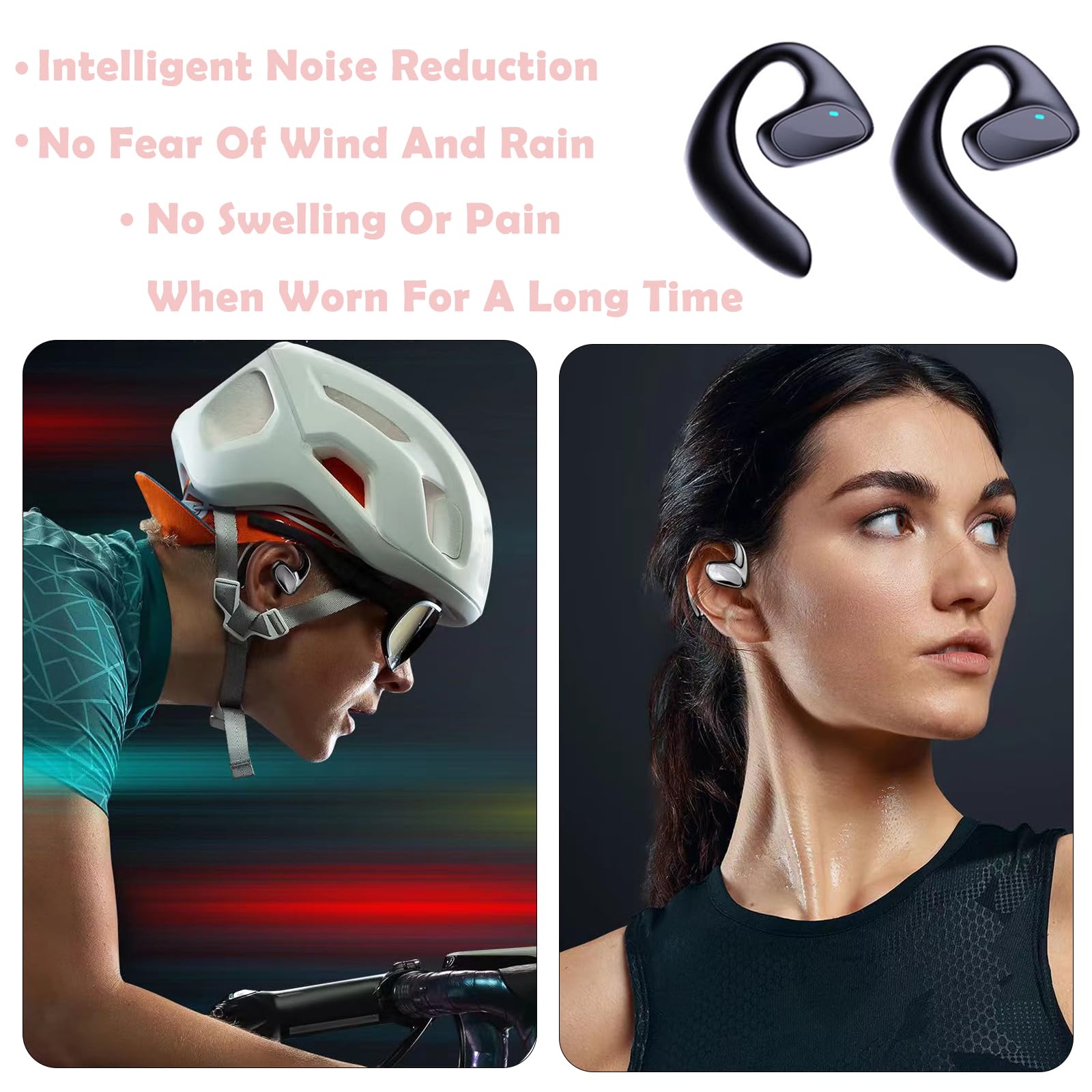 Auriculares Traductores De Idiomas V2, Auriculares Traductores, TraduccióN En Tiempo En 144 Idiomas, Controles TáCtiles, Rompen Las Barreras del Idioma. (White)