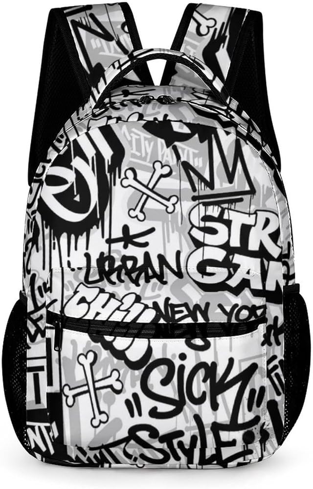 Amazon.com | Dalicoter Funny Graffiti Art Backpack, School