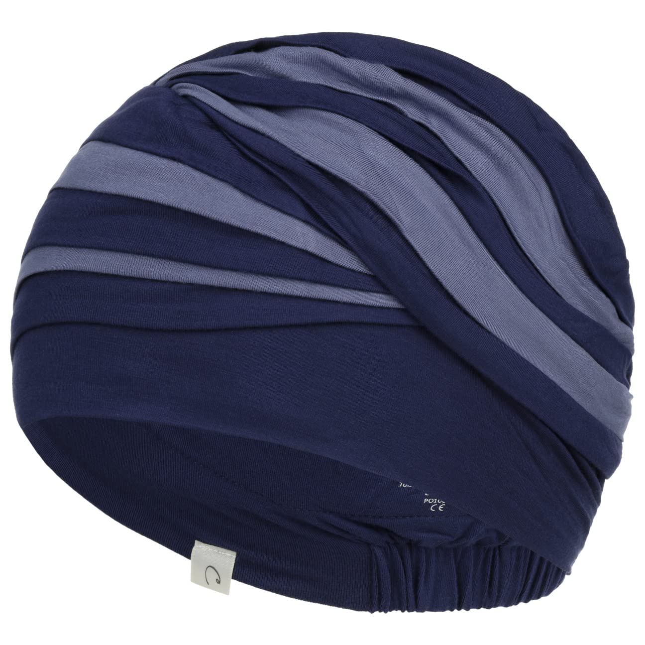 Christine Headwear Women's soft Bamboo Shanti turban, Dark Blue/Light Lilac Shanti turban, Dark Blue/Light Lilac, One Size