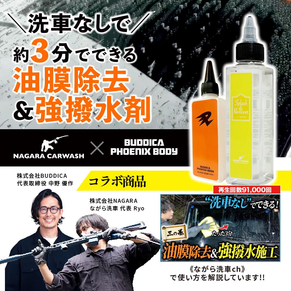 Amazon.co.jp: 【ながら洗車】 イージーガラスセット『 洗車なしで3分