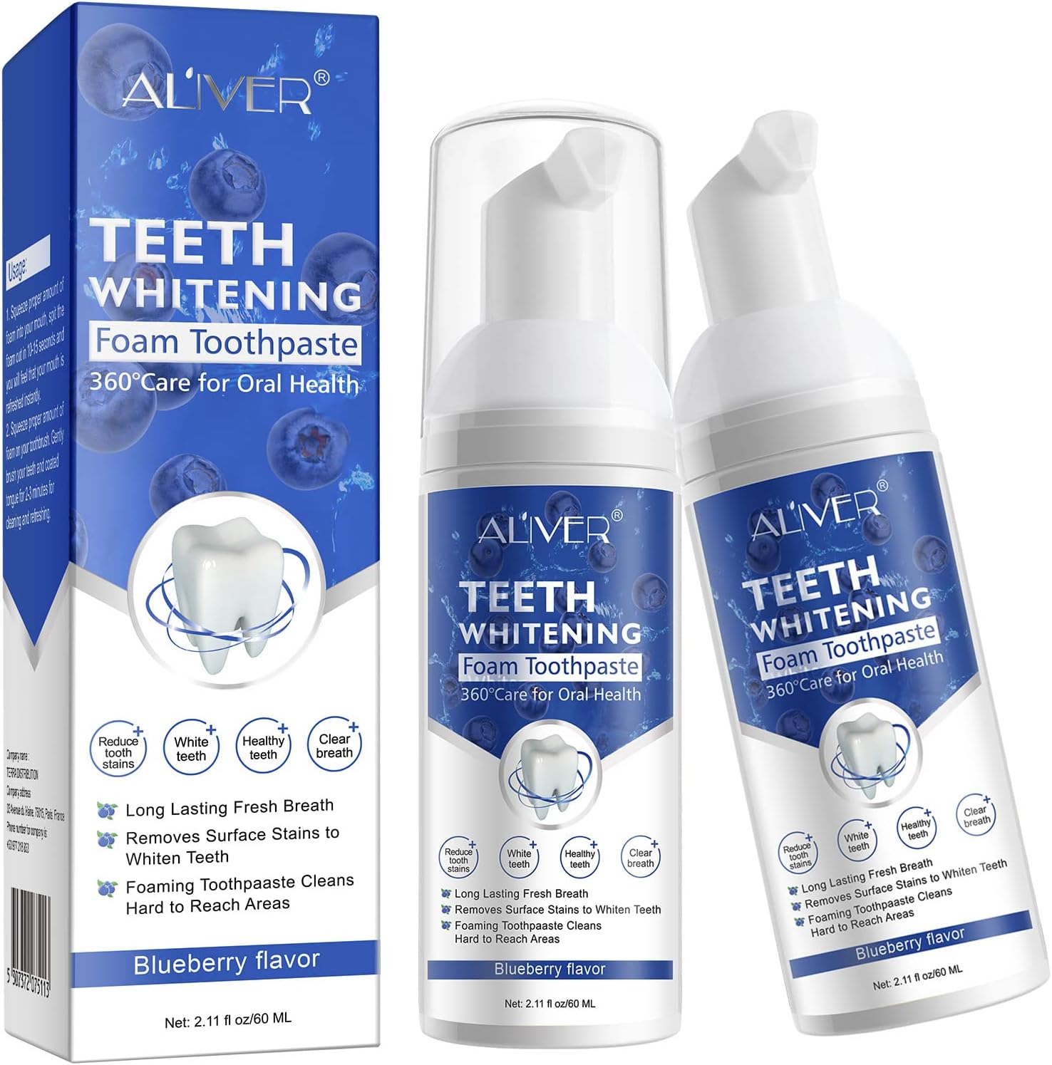 The Latest Teeth Whitening Foam Toothpaste Makes You Reveal