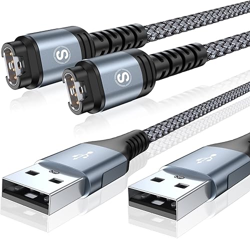 Miniatura 1 de Cable de carga Garmin Watch de 4 pies compatible con Garmin Fenix 5 5S 5X 6 6S 6X Plus Pro 7 7S 7X, Forerunner 945 45 45S 245 Music, Approach S10