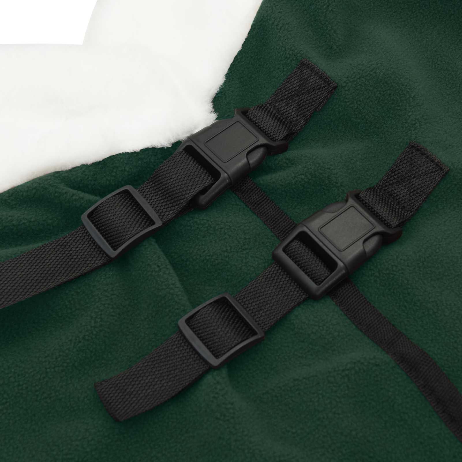 Gecheer Coperta per Cavalli, Termica in Pile Antivento 145 cm, Copertura Invernale con Fibbie Regolabili, Leggera e Traspirante, per Protezione dal Freddo e attività Equestri
