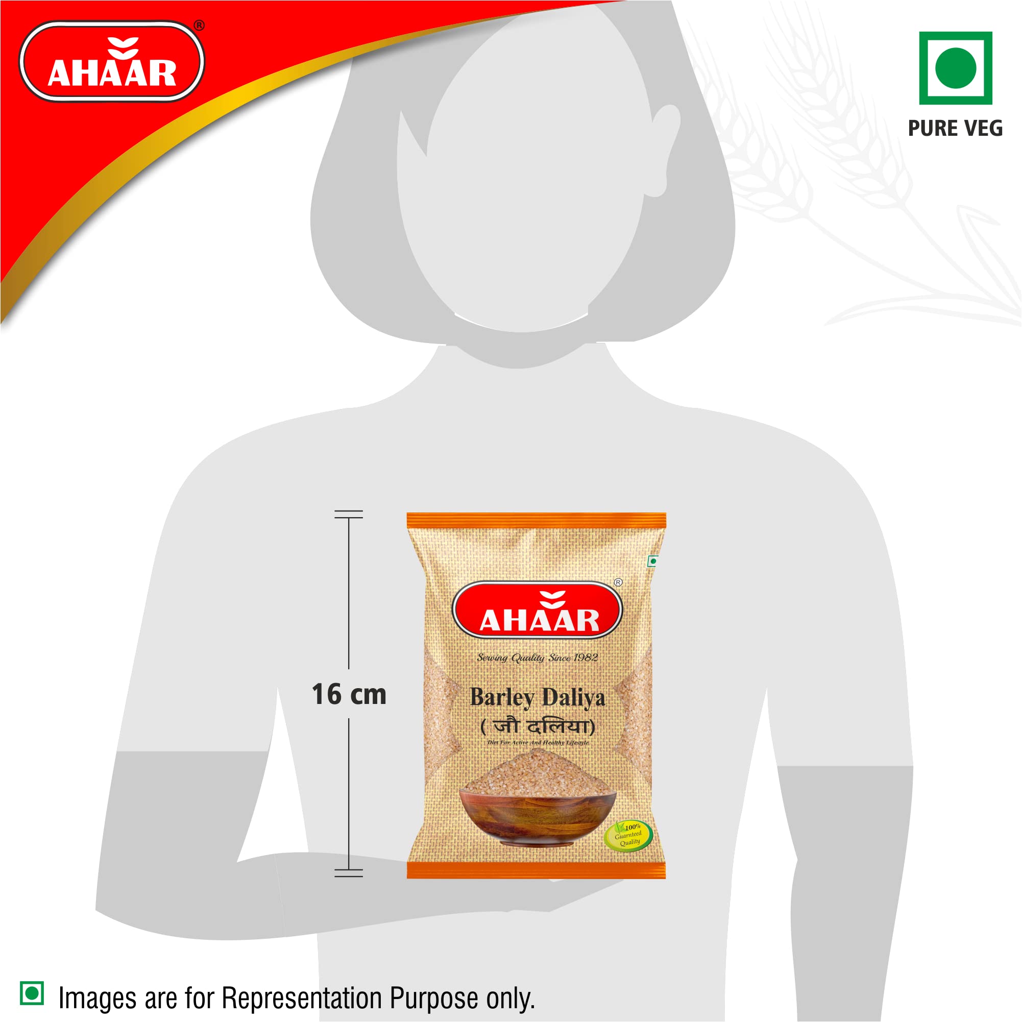 Ahaar Barley Daliya | Jau Ka Daliya 200 Gm 1
