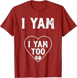 Thanksgiving Pregnancy Announcement Couples Shirt Mom Dad T-Shirt