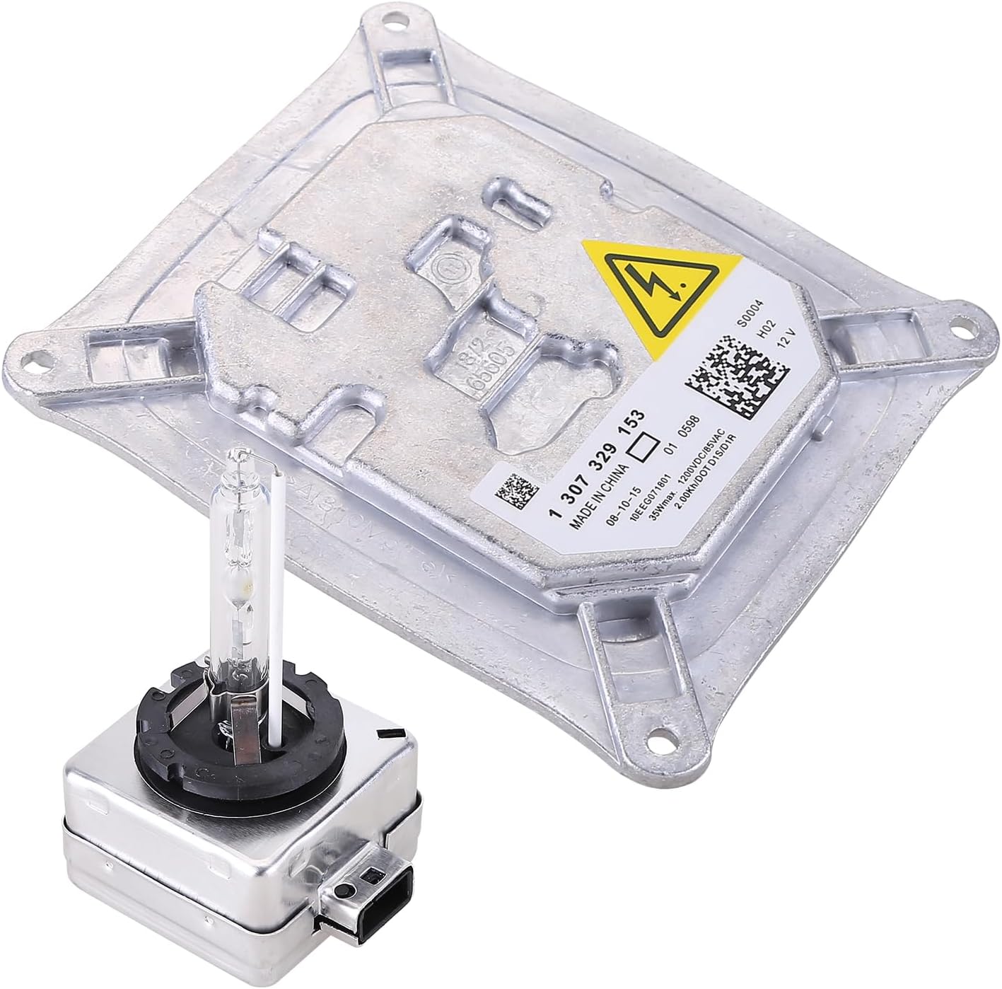 25806714 Xenon HID Headlight Ballast Module Unit & D1S Bulb, for C-adillac DTS 2006-2011,BMW,Mini,Audi,Cadillac, Replaces 307329153/307329193/63117182520