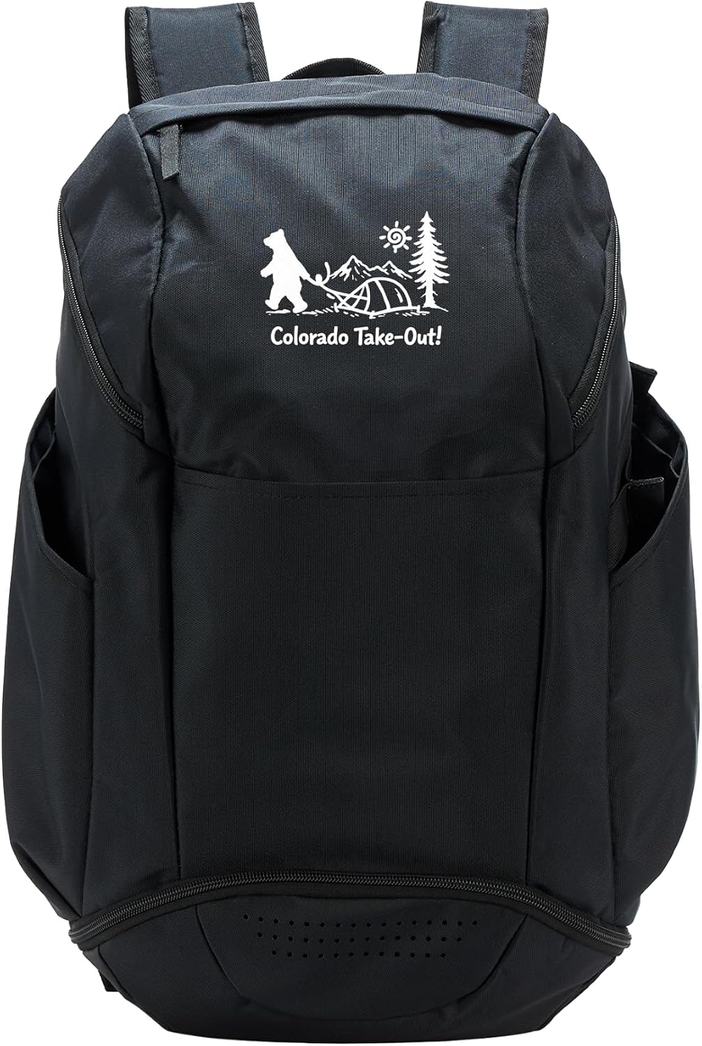 California Take-Out - Funny Bear Hiking Camping Outdoor Joke Sport Backpack