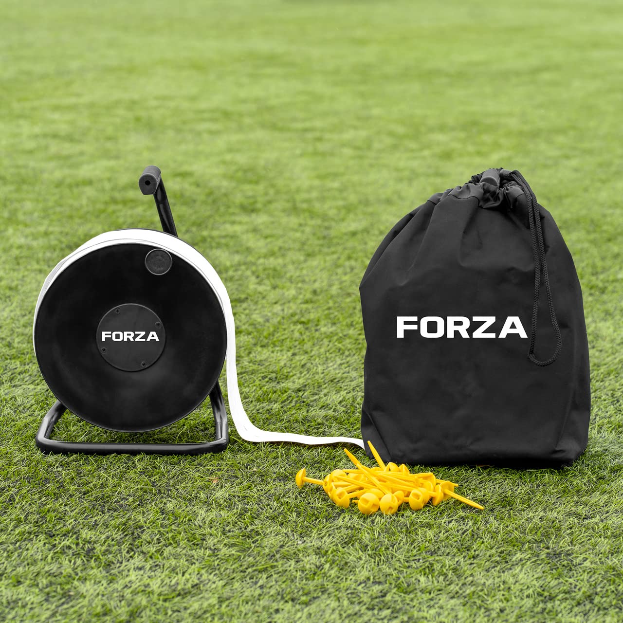 FORZA Cinta de Marcado de Campo 100m [Blanco/Amarillo/Azul]