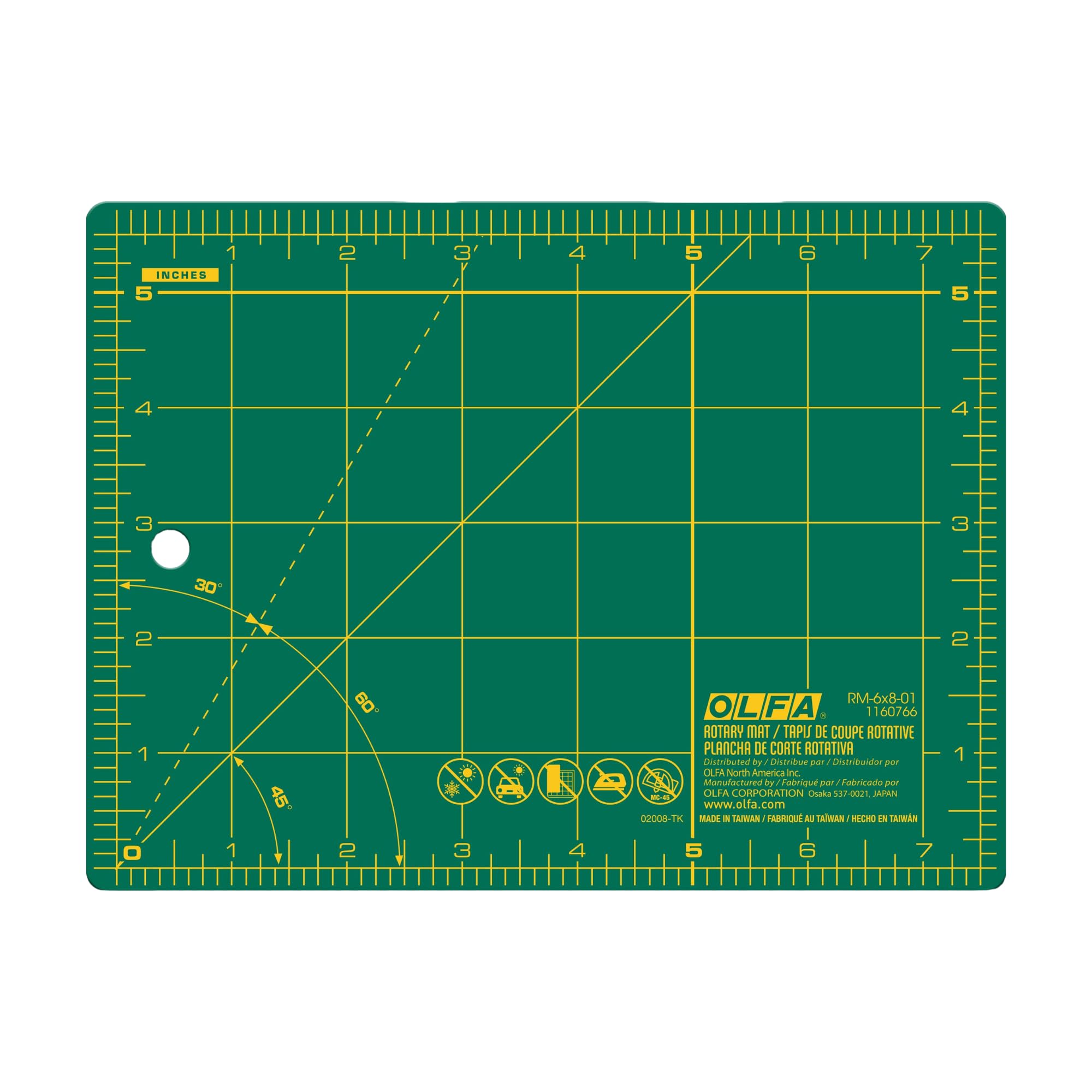 Olfa 9952 RM-6 X 8 6-Inch by 8-Inch Self-Healing Rotary Mat